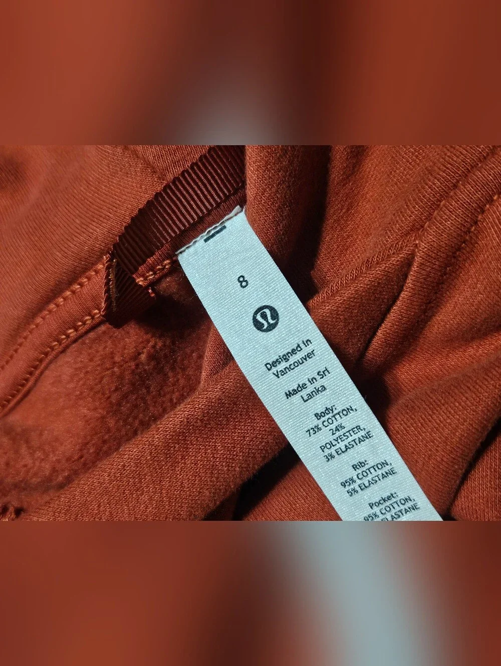 Lulemon Women's Loungeful Hoodie Orange Size 8